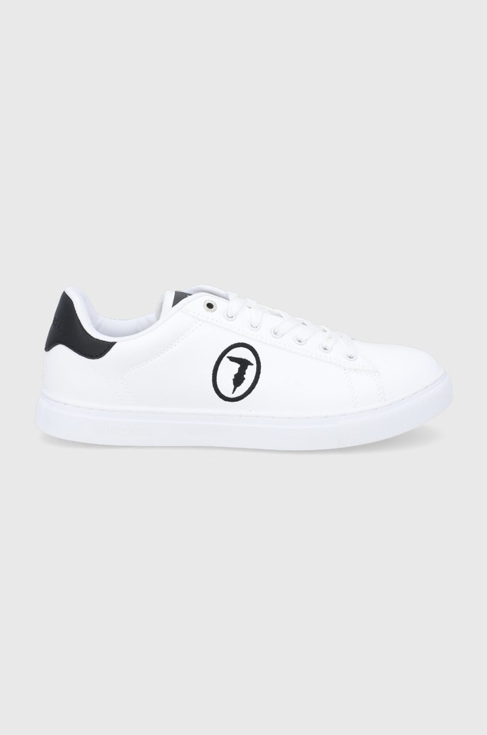 Trussardi Buty imitacja skóry licowej biały 77A00336.9Y099997.W755