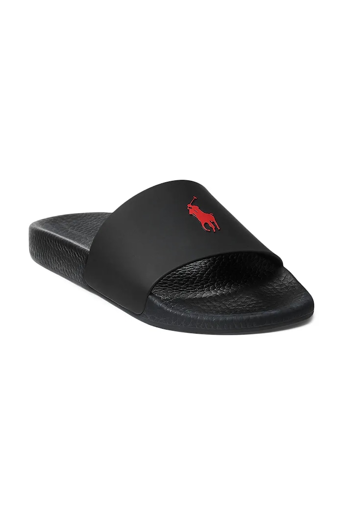 Polo Ralph Lauren Klapki Polo Slide 809852071004.001 czarny SS26