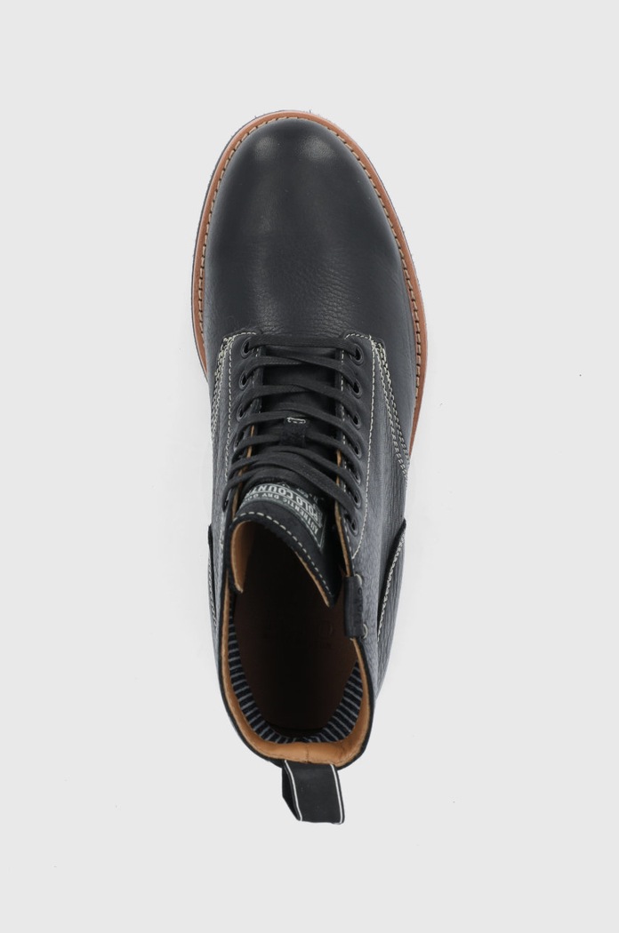 Kožená obuv Polo Ralph Lauren RL ARMY čierna 812845754001.001
