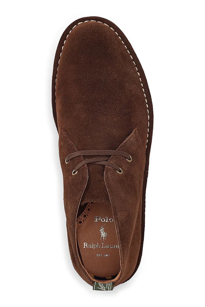Obuv Semišové poltopánky Polo Ralph Lauren TALAN CHUKKA 803759747004.200 hnedá