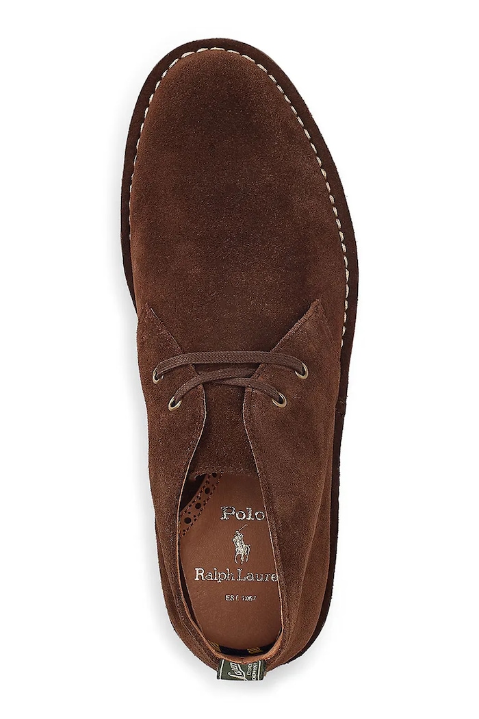 Obuv Semišové poltopánky Polo Ralph Lauren TALAN CHUKKA 803759747004.200 hnedá