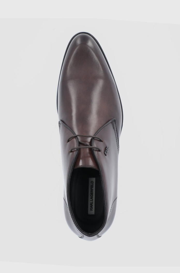 Karl Lagerfeld Buty skórzane KL12245.Dark.Brown brązowy KL12245.Dark.Brown