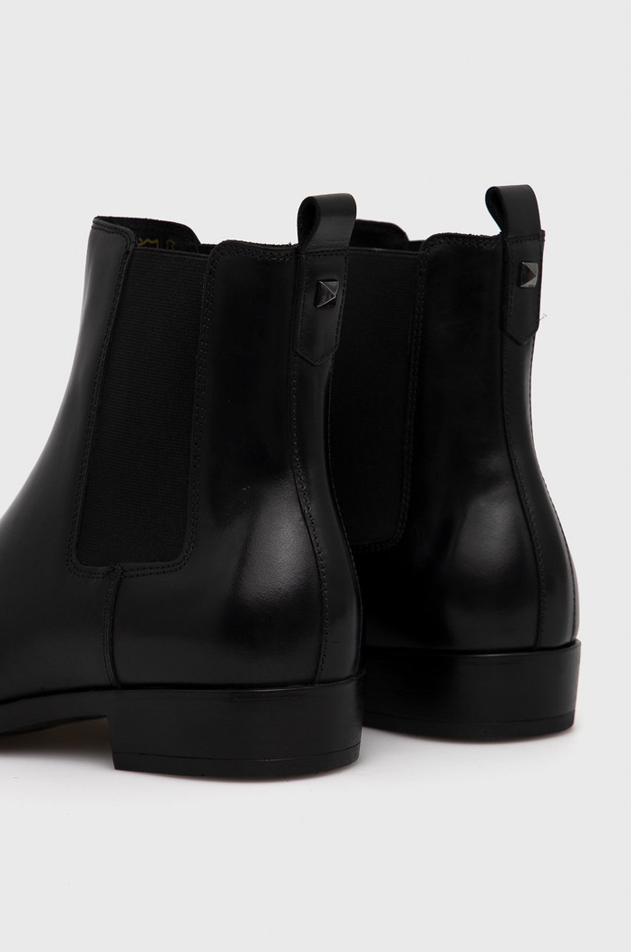 Obuwie Karl Lagerfeld Sztyblety skórzane KL12250.Black.Lthr KL12250.Black.Lthr czarny
