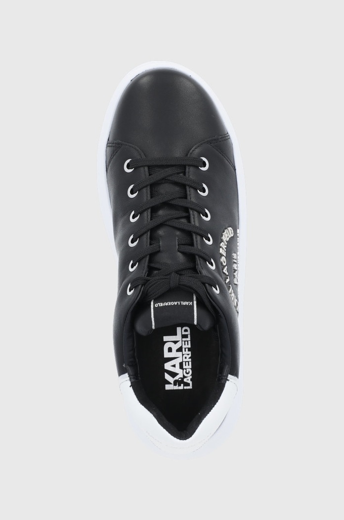 Kožená obuv Karl Lagerfeld KAPRI MENS čierna KL52539.000