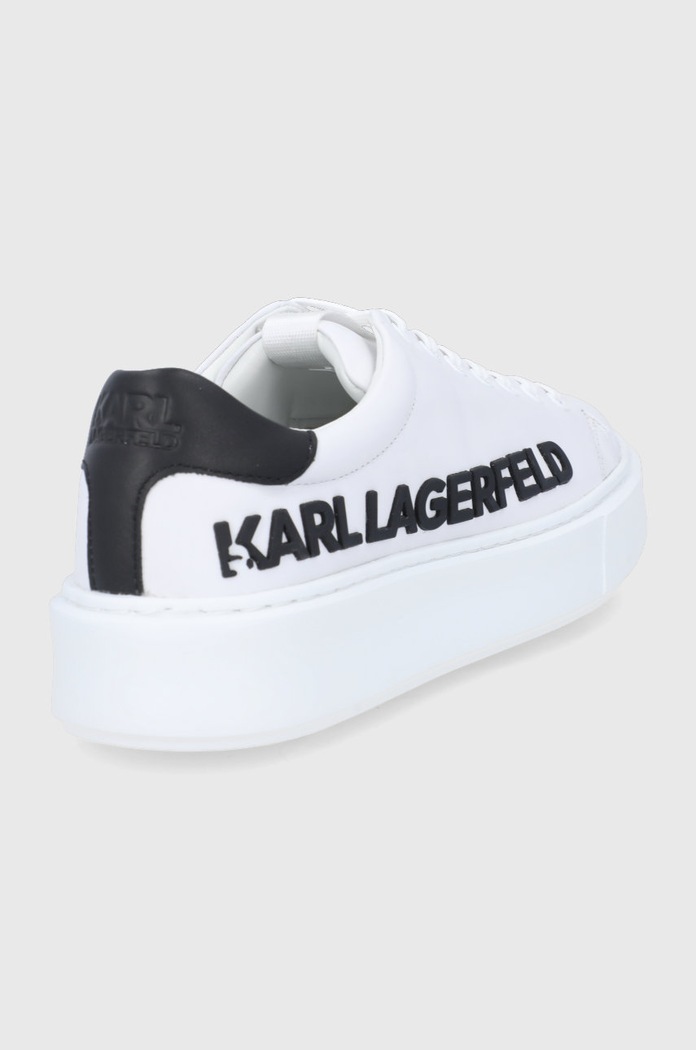 Cipők Karl Lagerfeld bőr cipő KL52225.010 fehér