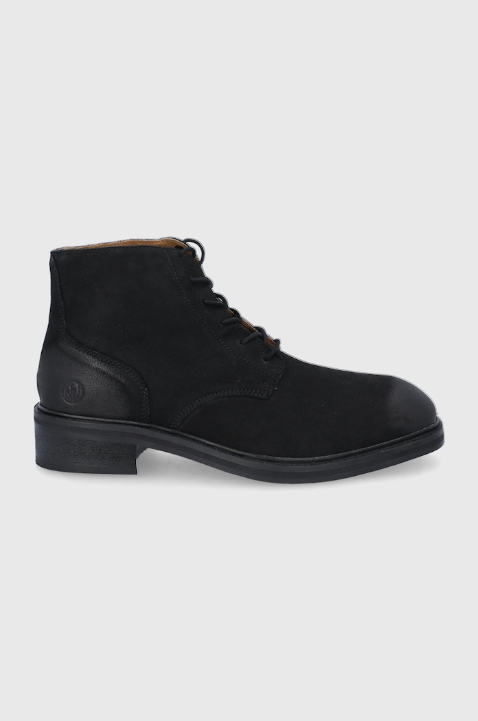 Superdry Trzewiki skórzane nieocieplane czarny MF210062A.02A