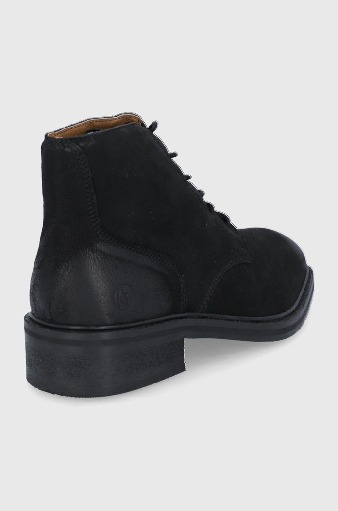 Obuwie Superdry Trzewiki skórzane MF210062A.02A czarny