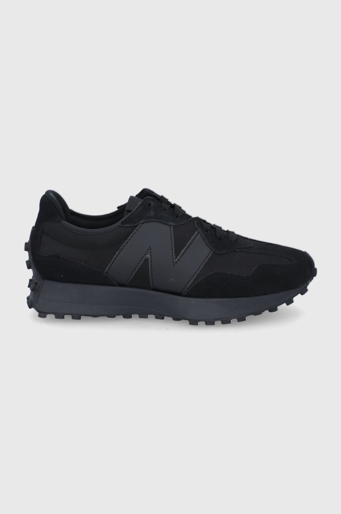 New Balance Buty MS327LX1 imitacja skóry licowej czarny MS327LX1