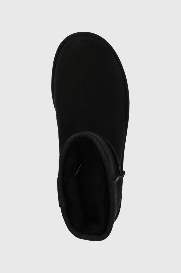 UGG śniegowce zamszowe Classic Mini czarny 1002072.BLK