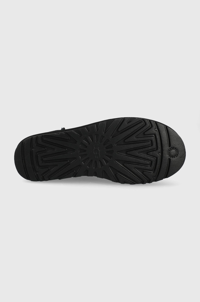 UGG śniegowce zamszowe Classic Mini 1002072.BLK czarny