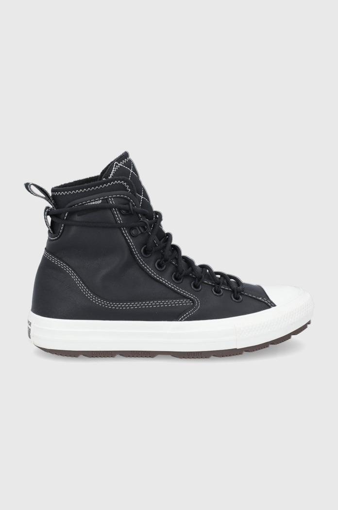 Kožne tenisice Converse Chuck Taylor All Star Terrain ravni crna 168863C.BLACK