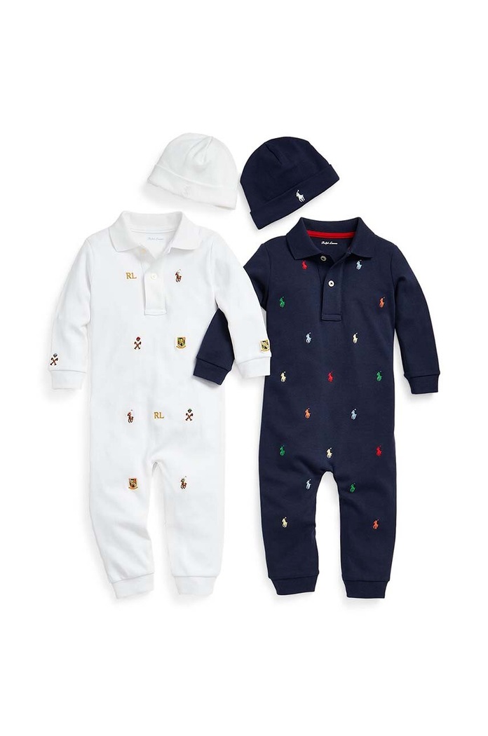 Fiú Polo Ralph Lauren baba ujjatlan rugdalózó 320570117001 sötétkék