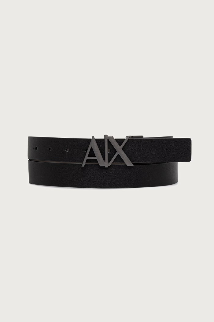 Armani Exchange opasok pánsky kožený čierna 951017.CC505