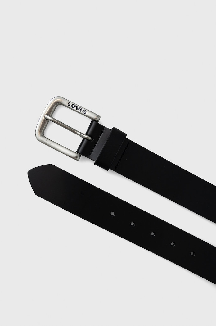 Levi's Pasek skórzany 38016.0196 czarny AA00