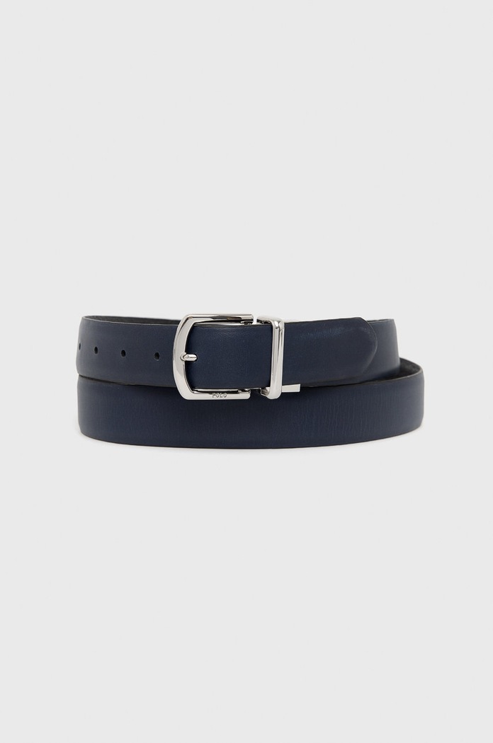 Polo Ralph Lauren Pasek skórzany dwustronny 405800534001 czarny 405800534001