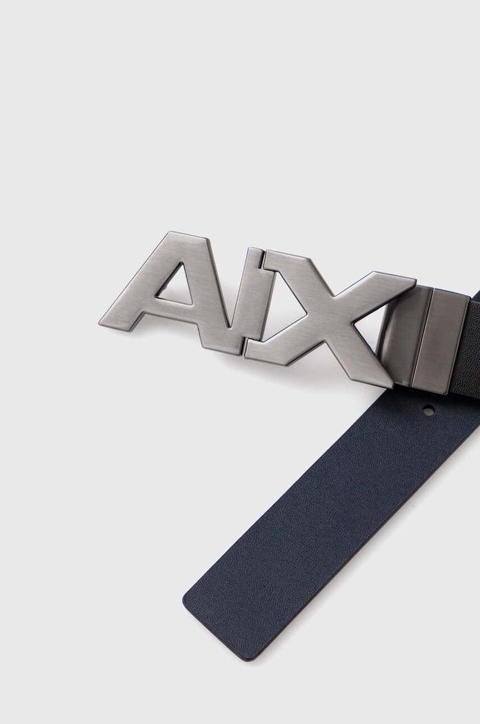 Kožený opasok Armani Exchange 951058.CC505.NOS čierna AA00