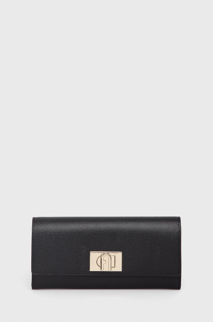 Furla Portfel skórzany 1927 skóra licowa czarny PCV0ACO.ARE000.O6000