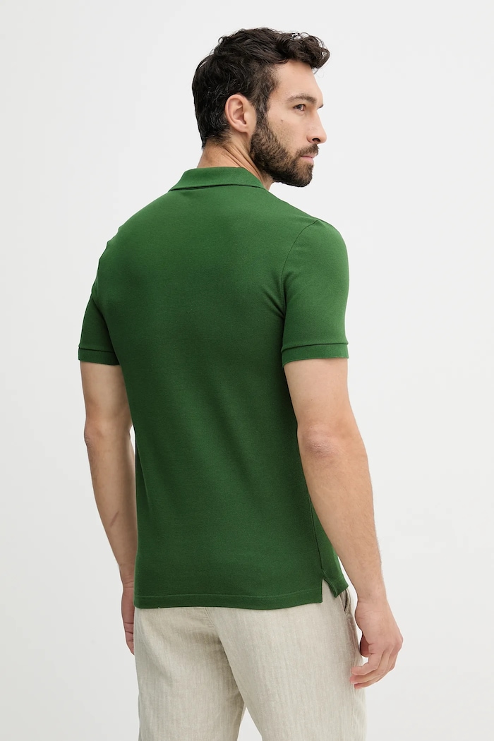Ρούχα Βαμβακερό μπλουζάκι πόλο Lacoste PH4012. πράσινο