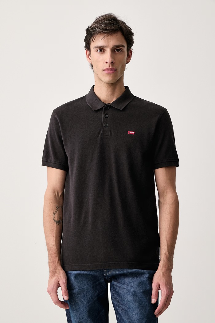 Levi's Polo męskie bawełniane czarny 35883.0007