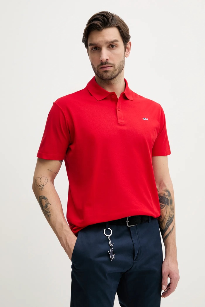Paul&Shark polo tričko červená C0P1013