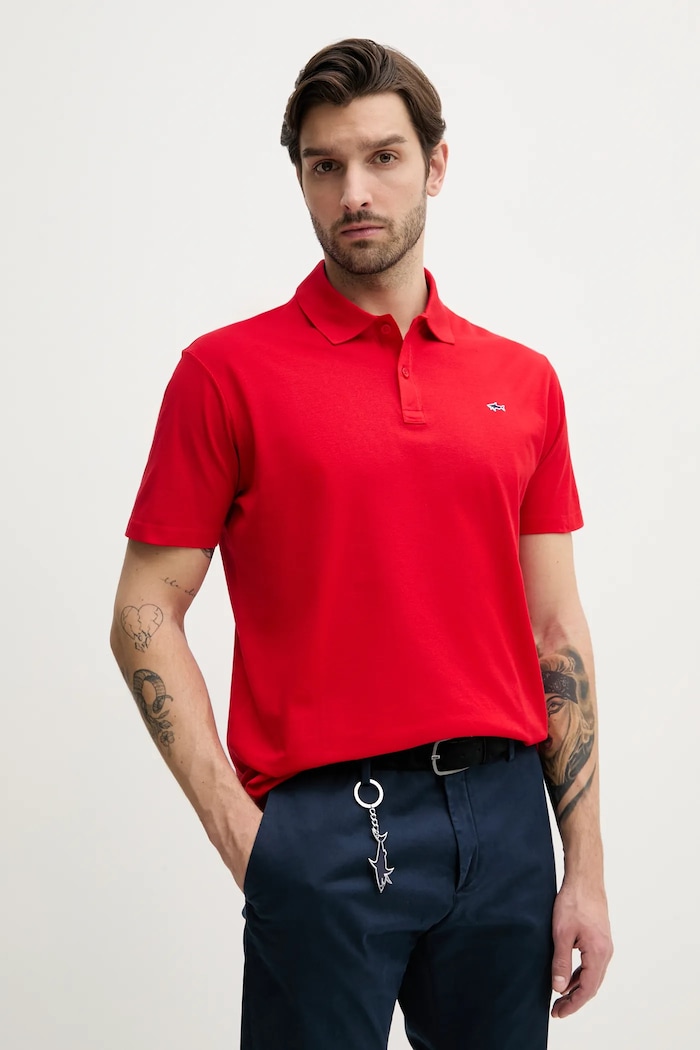 Paul&Shark polo tričko červená C0P1013