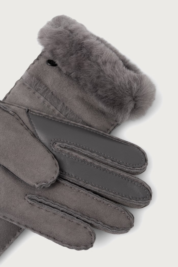 UGG Rękawiczki damskie 17371 szary AW25