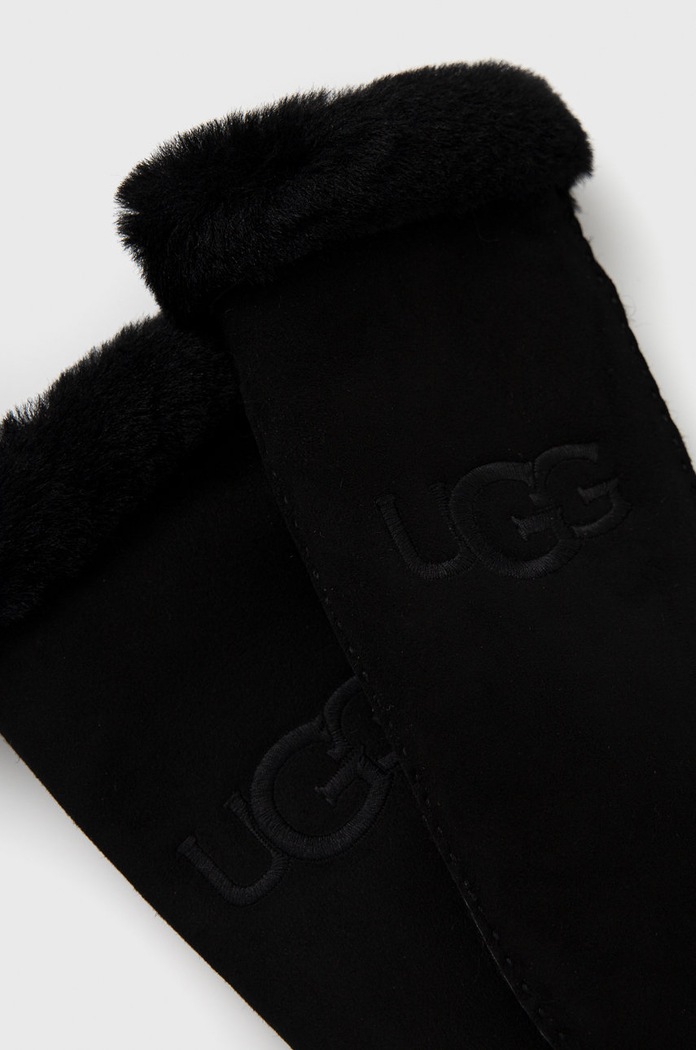 Semišové rukavice UGG 20932 černá AW25