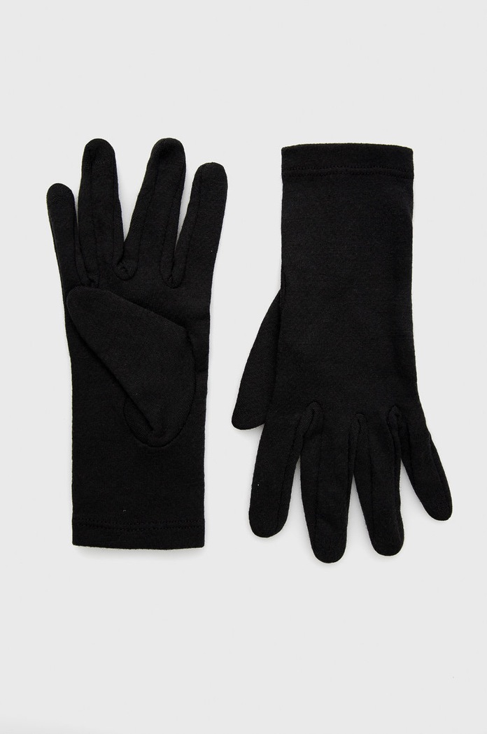 Μάλλινα γάντια Helly Hansen μαλλί μαύρο 68084