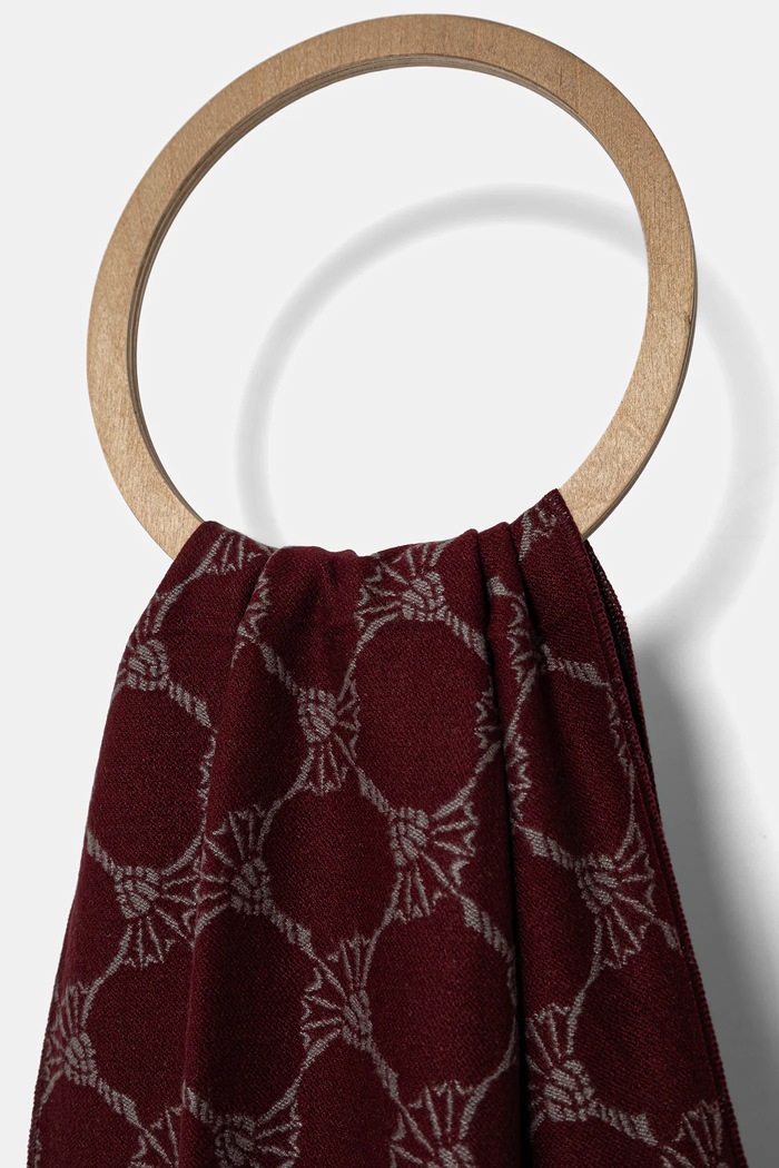Joop! fular 30022563 burgundia AW25