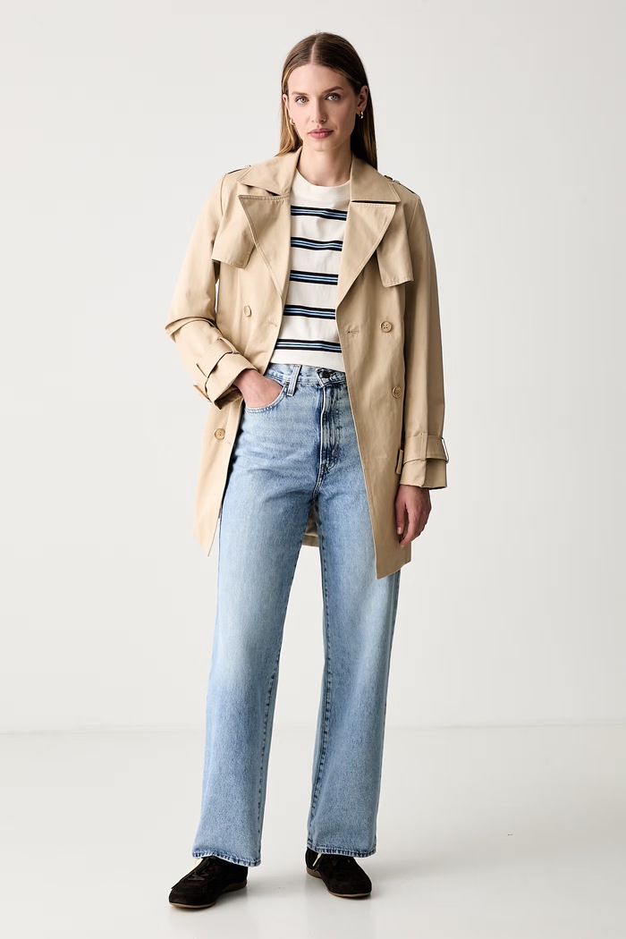 Levi's Jeansy straight damskie HIGH WAISTED STRAIGHT A0092.0002 niebieski AW21