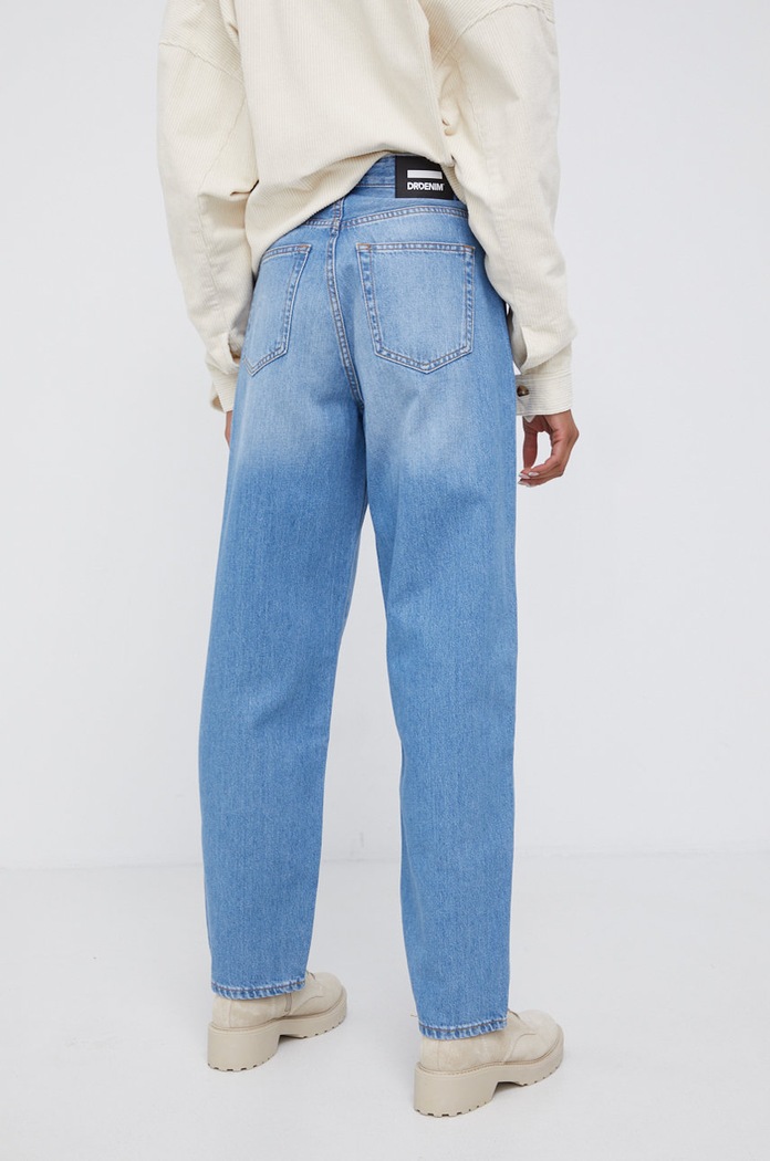Odzież Dr. Denim - Jeansy bawełniane Bella 2130109I97 fioletowy