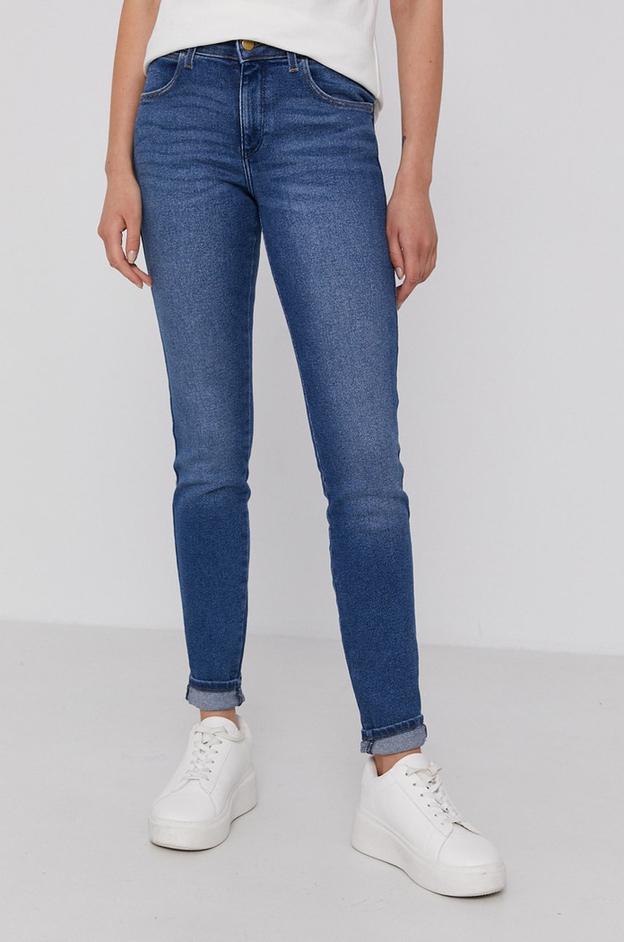 Wrangler jeansy Skinny Airblue niebieski W28KTX386
