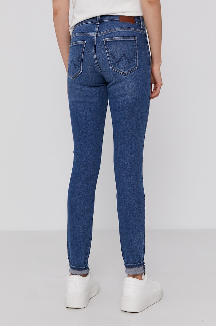 Odzież Wrangler jeansy Skinny Airblue W28KTX386 niebieski