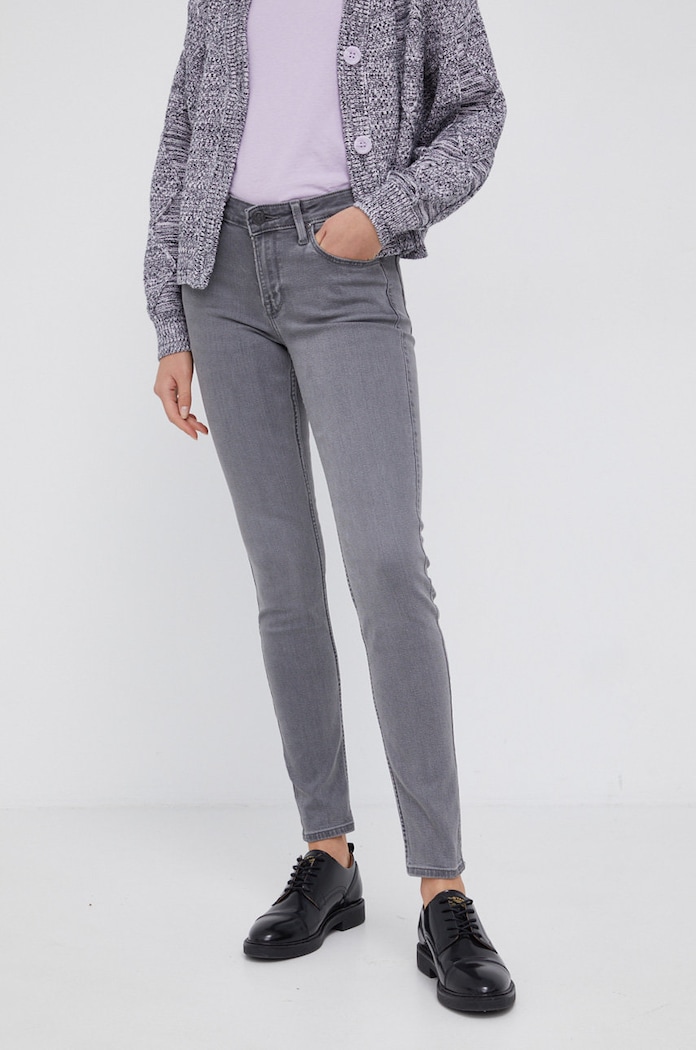 Lee jeansy Scarlett Grey Holly szary L526PJSN