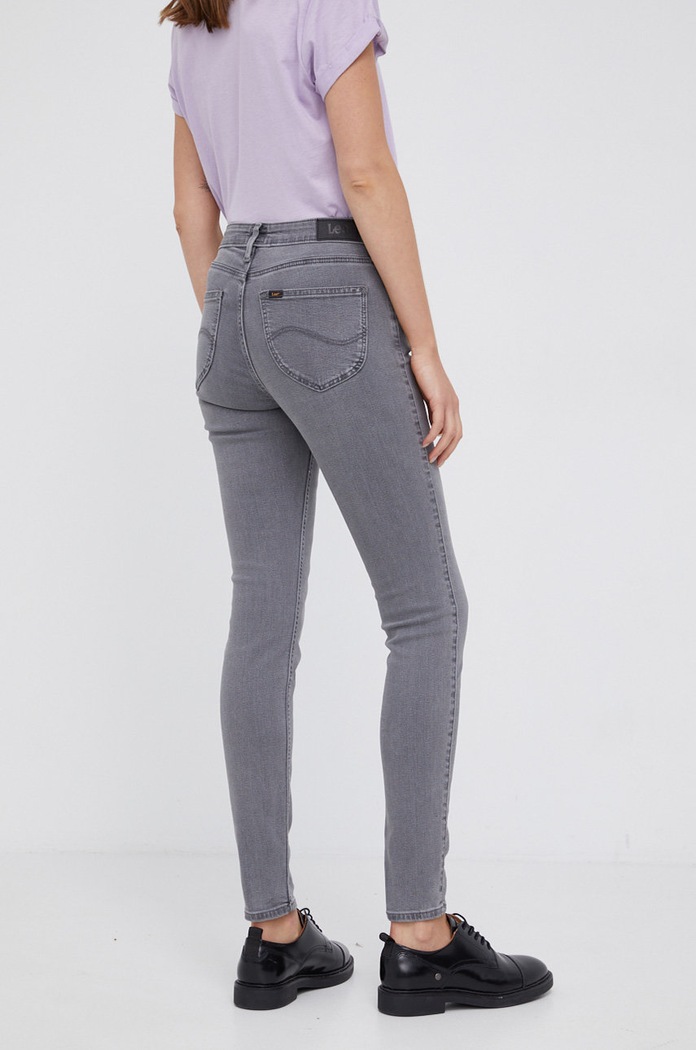 Lee jeansy Scarlett Grey Holly L526PJSN szary AW21