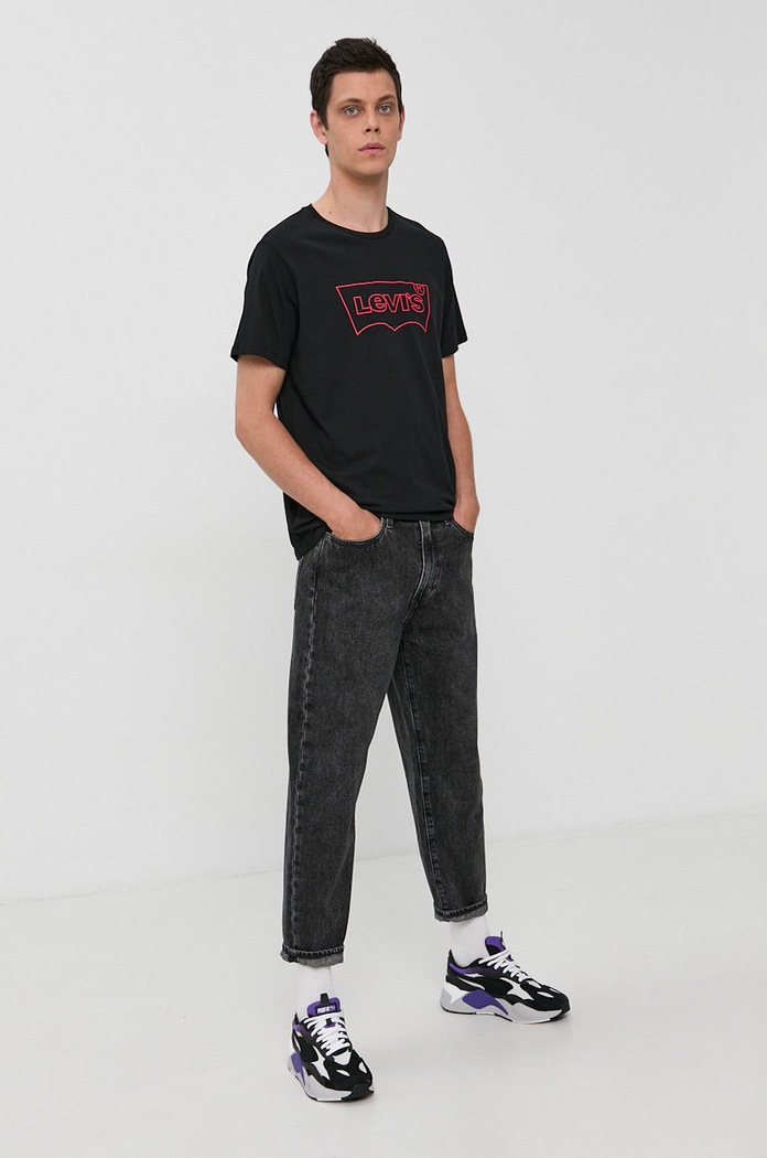 Levi's Jeansy Stay Loose A0943.0001 czarny AW21