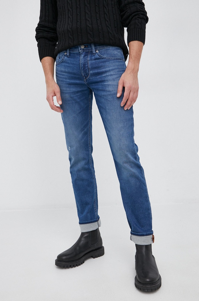 BOSS Jeansy 50458353 niebieski 50458353