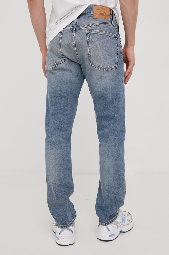 Odjeća Traperice Superdry M7010115A.6DF plava