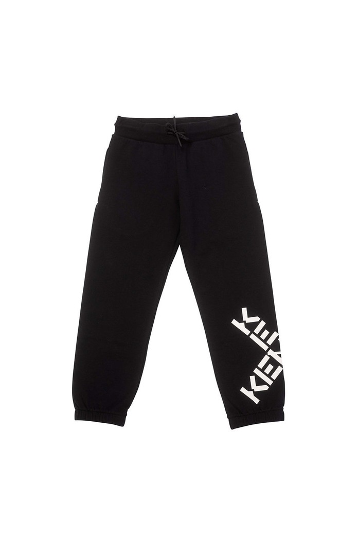 KENZO KIDS - Spodnie dziecięce z elastanem czarny K24066.86.108