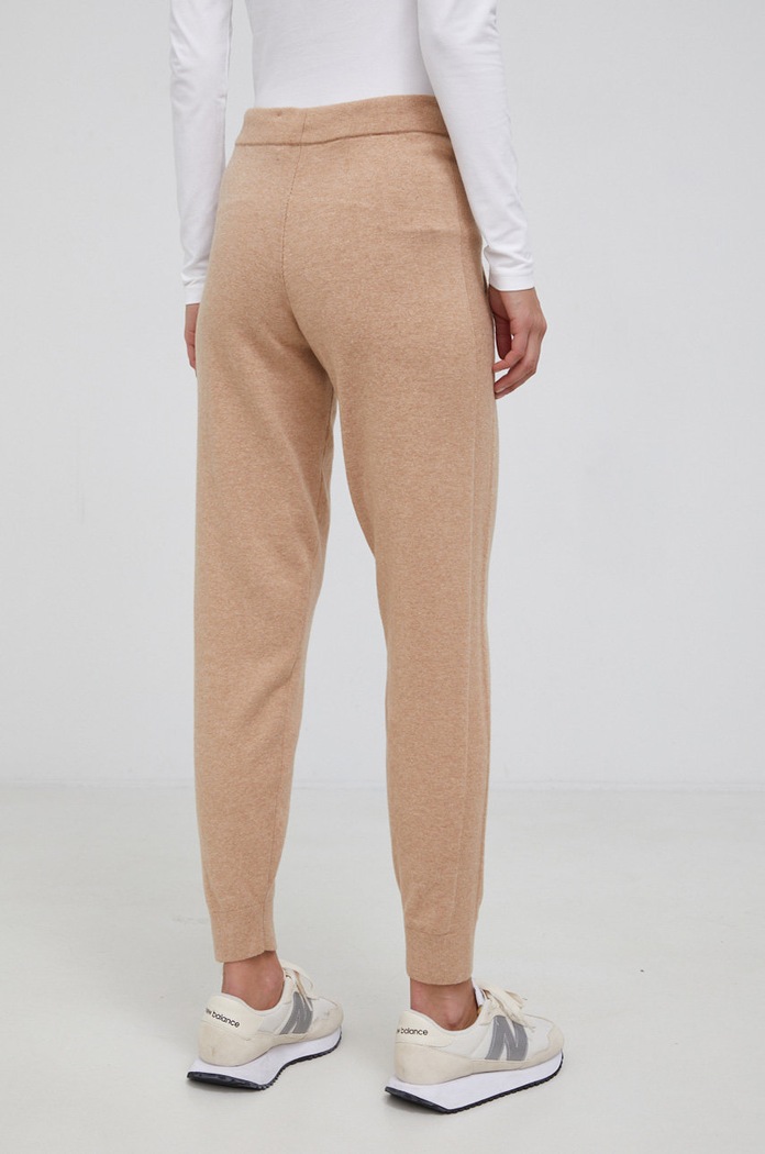 Odzież Calvin Klein Spodnie z domieszką wełny K20K203347.4890 brązowy