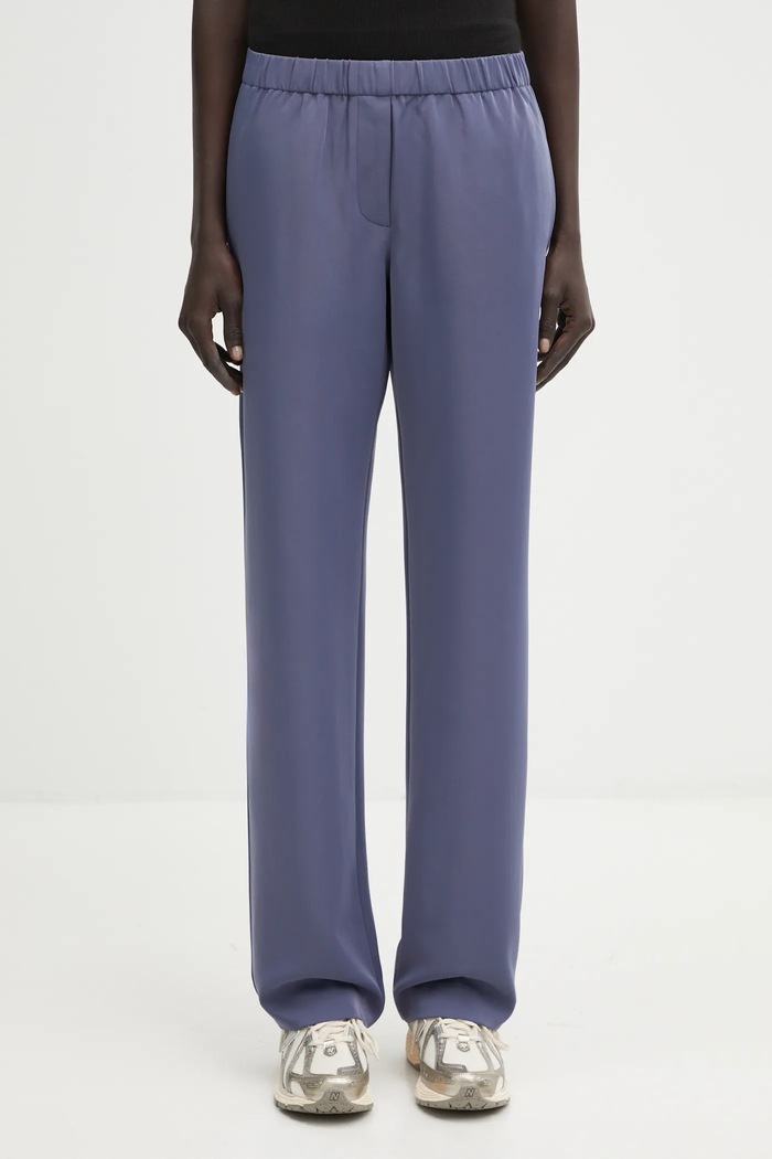 Samsoe Samsoe trousers jersey navy F16304674