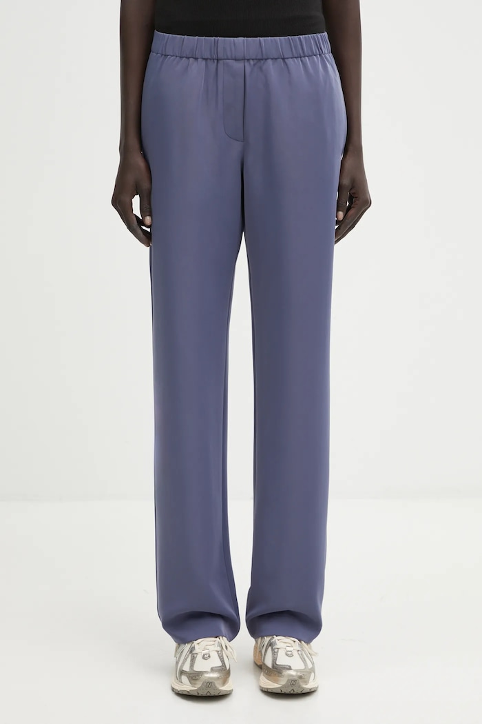 Samsoe Samsoe trousers jersey navy F16304674