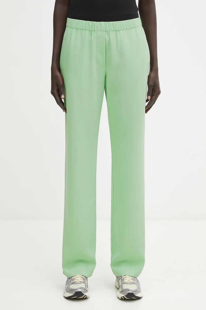 Samsoe Samsoe trousers plain green F16304674