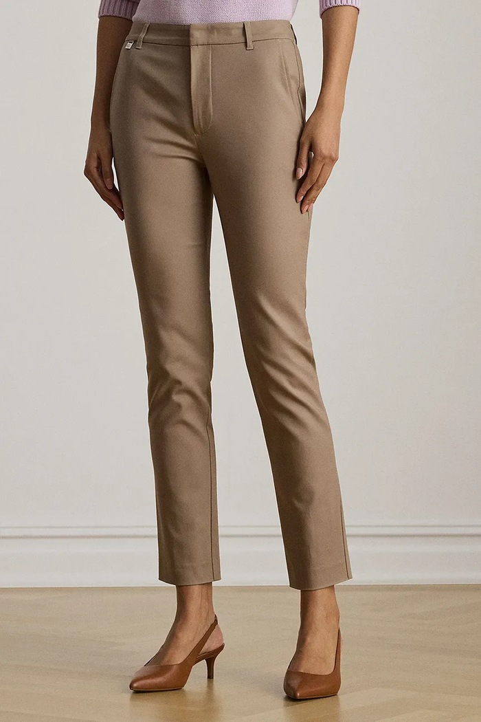 Lauren Ralph Lauren pantaloni potrivit maro 200811955001