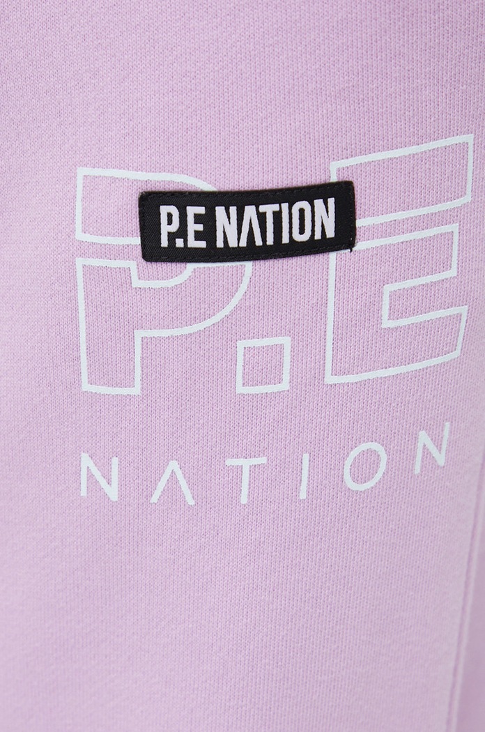 P.E Nation pamut nadrág lila 21PE3P186