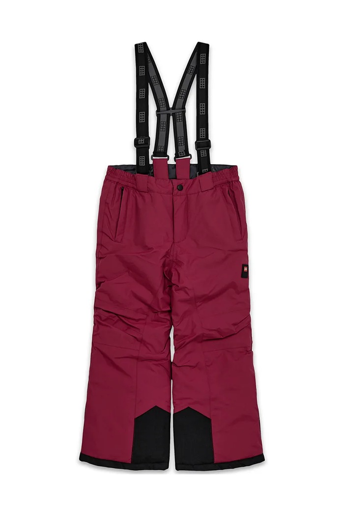 Dětské lyžařské kalhoty Lego Wear burgundské 11010168