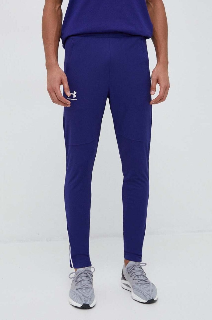 Under Armour spodnie dresowe Pique dzianina fioletowy 1366203