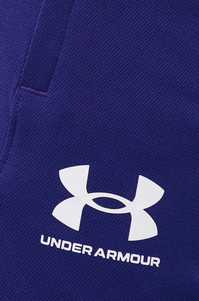 Under Armour spodnie dresowe Pique 1366203 fioletowy