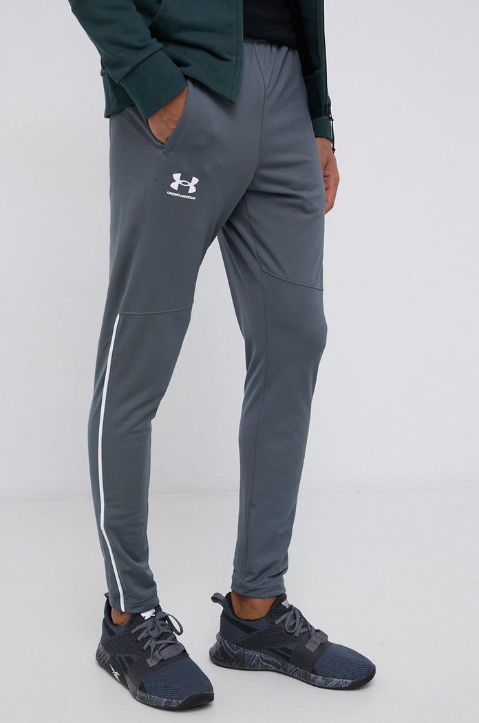 Under Armour spodnie dresowe Pique 1366203 szary AW23