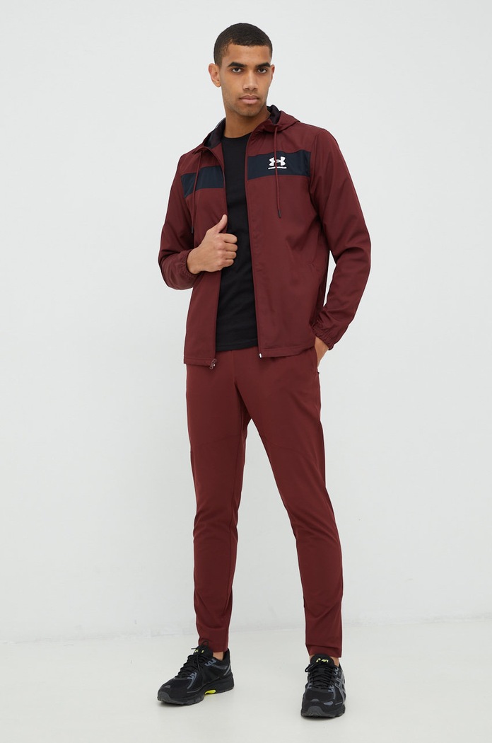 Nohavice Under Armour 1366215 hnedá AW22